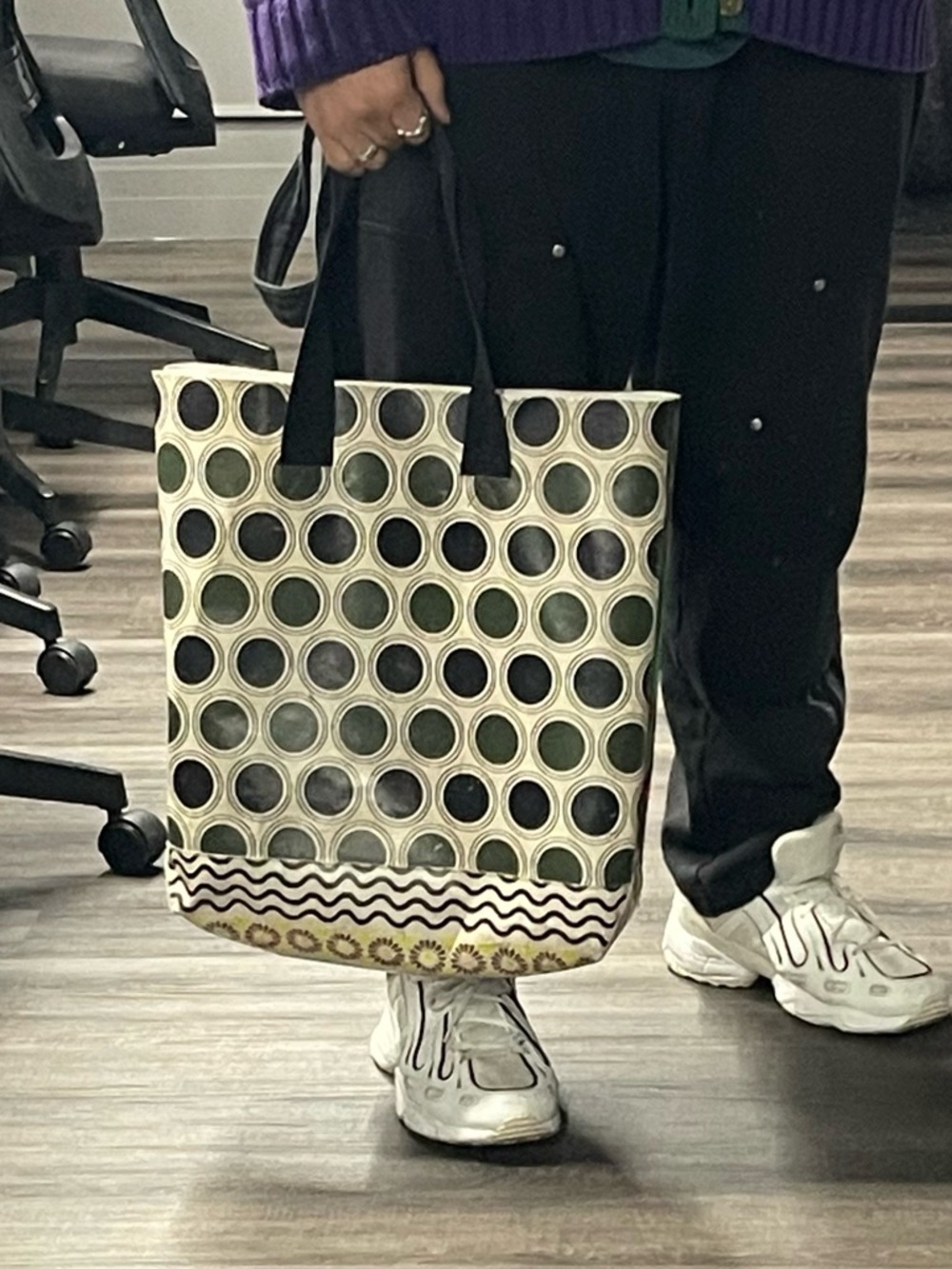 MARNI PVC Large Tote Bag with Attached Pouched - EUC LAPTOP BAG - Picture 9 of 9